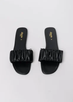 Sandalias pala tira rugosa