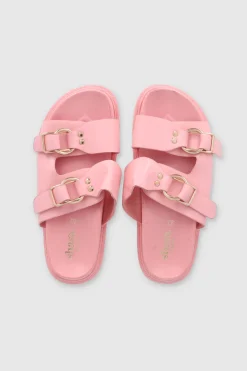 Sandalias Plataforma 2 Hebillas Circulares