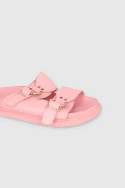 Sandalias Plataforma 2 Hebillas Circulares