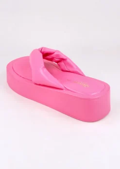 Sandalias plataforma pata gallo