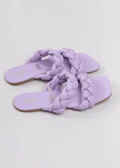 Sandalias rebanada trenzas