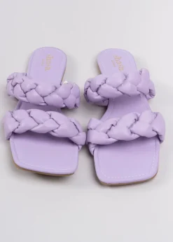 Sandalias rebanada trenzas