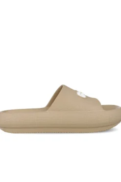 Sandalias slide frase delantera