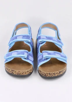 Sandalias slingback cintas toalla