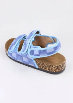 Sandalias slingback cintas toalla