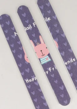 Set 3 limas uñas happy friends