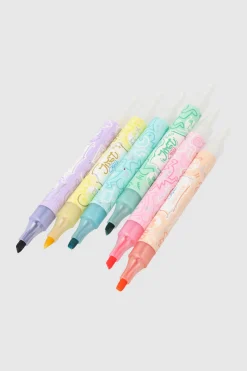 Set 6 marcadores borrables