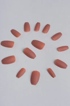 Set 24 piezas uñas postizas mate