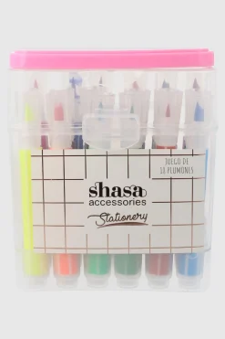 Set 18 Plumones Rayas