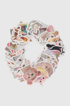 Set 100 stickers gatos