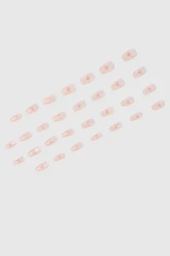 Set 30 uñas corazon efecto ojo de gato