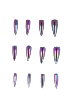 Set 12 Uñas Cromaticas