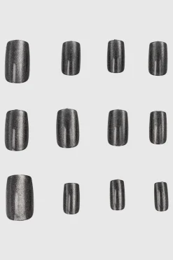 Set 12 Uñas Ojo De Gato