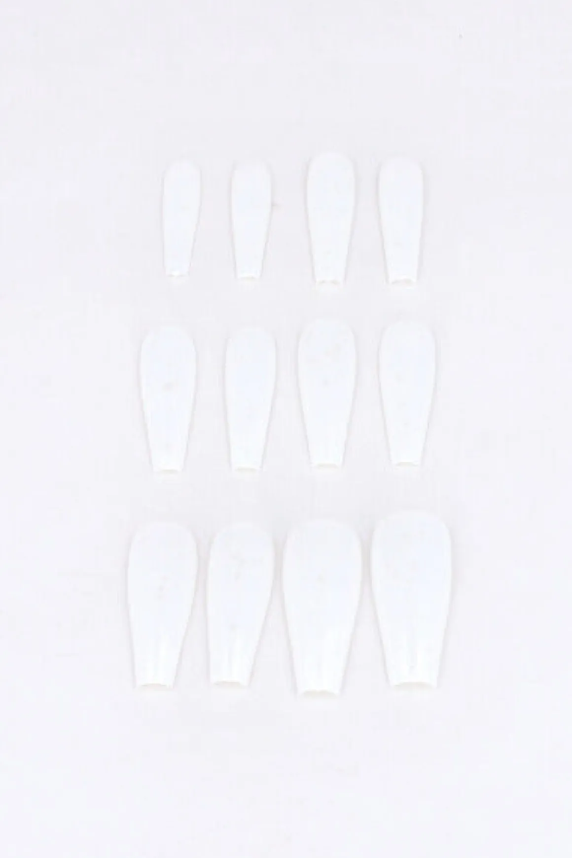 Set 12 Uñas Postizas Largas Manchas