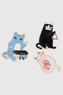 Set De 3 Pines Gatos Trovadores