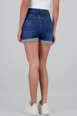 Short bolsas parche con dobladillo