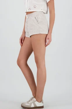 Short corto rayas