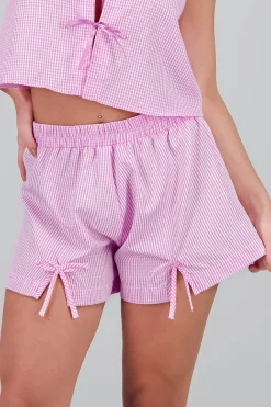 Short cuadros detalle moños