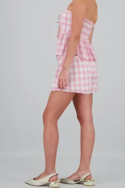 Short cuadros gingham