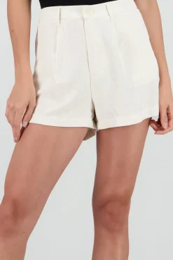 Short de lino con jarreta