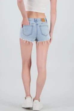 Short Denim Destrucciones Bolsillos