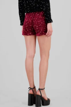 Short mini lentejuelas