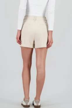 Short mini liso detalle dobladillo