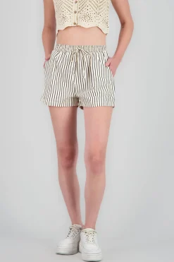 Short rayas detalle resorte