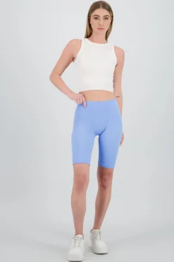 Shorts bikers lisos rib