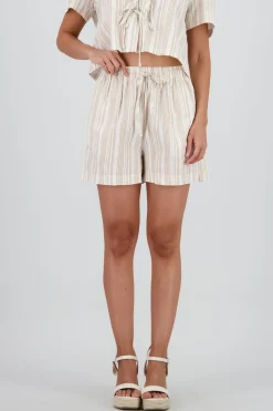 Shorts rayas detalle jareta