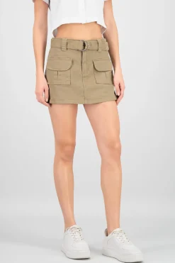 Skort bolsas con cinturón