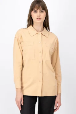 Sobrecamisa larga fluida