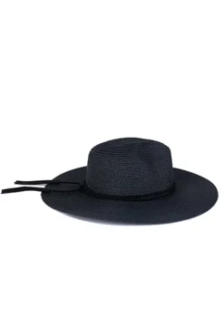 Sombrero fedora cinta trenzada