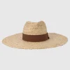 Sombrero floppy tejido trenza