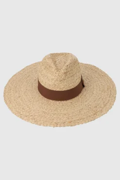 Sombrero floppy tejido trenza