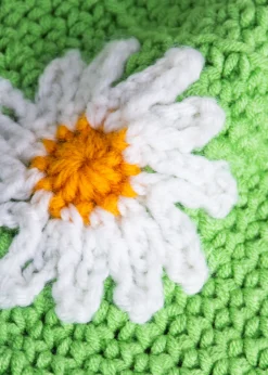 Sombrero pescador tejido margarita