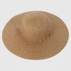 Sombrero playero tira charms