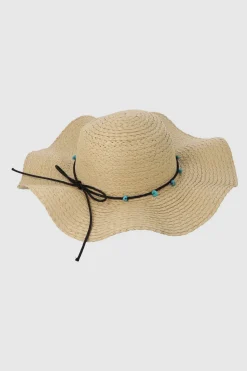 Sombrero tejido ondulado