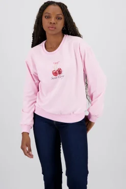 Sudadera con estampado de cereza