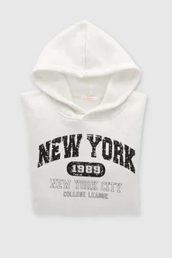 Sudadera corta new york