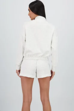 Sudadera cuello alto con cierre