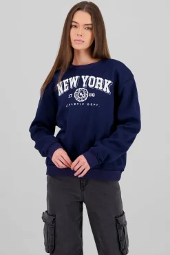Sudadera estampada New York