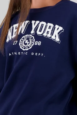 Sudadera estampada New York