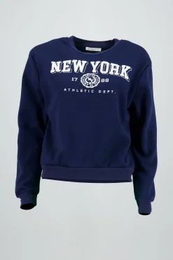 Sudadera estampada New York