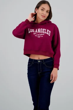Sudadera estampado los angeles