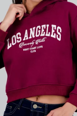 Sudadera estampado los angeles