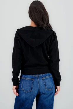 Sudadera larga con cierre