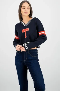 Sueter contraste con parche