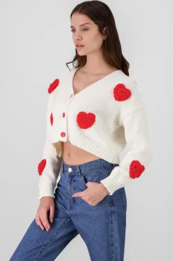 Sueter de corazones de 3D