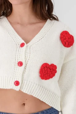 Sueter de corazones de 3D